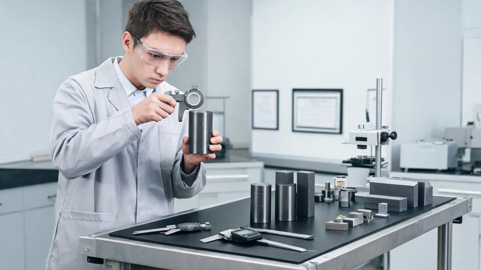 Medical and defense tungsten alloy inspection